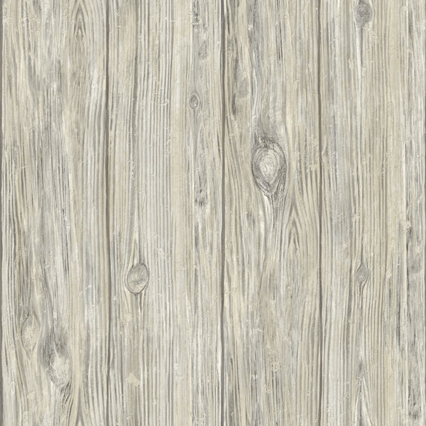 Mushroom Wood Grey Peel and Stick Wallpaper | Removable Self-Adhesive Wall Covering | Easy Apply Damage-Free Decor for Bedroom Living Room Accent Wall