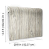 Mushroom Wood Grey Peel and Stick Wallpaper | Removable Self-Adhesive Wall Covering | Easy Apply Damage-Free Decor for Bedroom Living Room Accent Wall