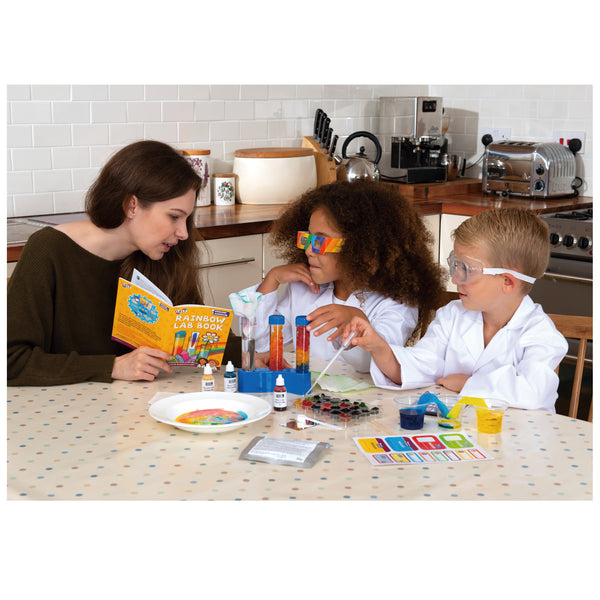 🌈 Galt Rainbow Lab - Fun STEM Science Kit for Kids | Create Colorful Crystal Rainbows & Experiment with Light & Mixing | Educational & Creative Play
