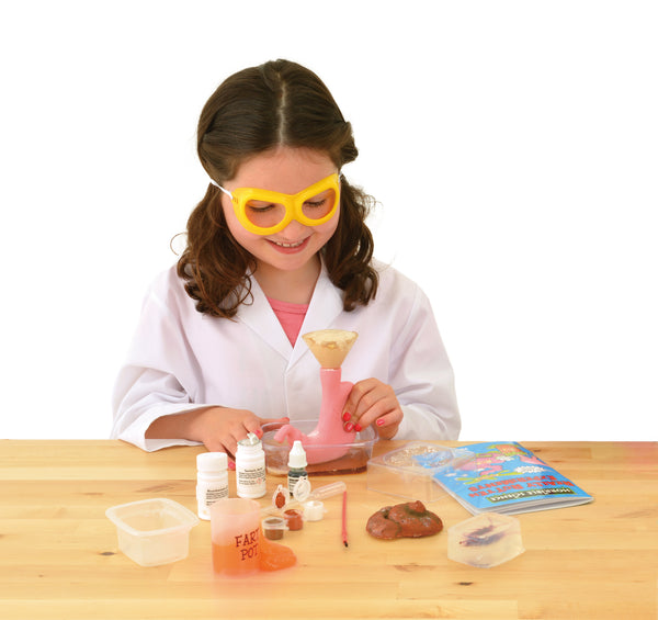 Horrible Science Really Rotten Experiments Kit – Gross Science Fun for Kids! Create Fart Pots, Fake Poo & Slime – Perfect STEM Gift for Young Scientists!