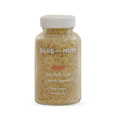 Sitz Bath Salts | Organic Formula | Epsom Salt | Coconut Milk | Natural Herbs | Pain Relief for Postpartum | Relieves Soreness, Itchy Skin & Swelling | 150g | Made in Australia