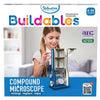 Buildables Compound Microscope STEM Building Kit | Real Wooden Working Model with Powerful Lenses | Educational Science Construction Toy for Kids | Ages 8 and Up