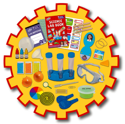 Galt Science Lab Kit - Fun STEM Experiments for Kids - Make Lava, Bouncy Balls & Test Tube Kaleidoscope - Explore & Discover Hands-On Learning