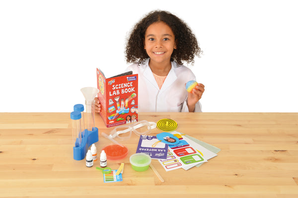 Galt Science Lab Kit - Fun STEM Experiments for Kids - Make Lava, Bouncy Balls & Test Tube Kaleidoscope - Explore & Discover Hands-On Learning