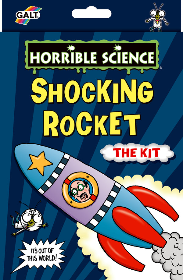 🚀 Horrible Science Shocking Rocket Kit – Fun DIY Science Experiment for Kids | Fizz-Powered Rocket Launch | STEM Learning & Outdoor Play Gift