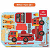 My World Firefighters to the Rescue STEM Building Playset | Build Imagine and Pretend Play Rescue Kit for Kids | Creative Educational Construction Toy | 3-7 Years