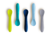 BBLÜV Spoön  (BLUE) - Soft Silicone Baby Feeding Spoon Set | BPA-Free, Ergonomic Design, Easy-Grip, Safe for Teething, Dishwasher-Safe | Perfect for First Bites
