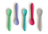 BBLÜV Spoön  (PINK) - Soft Silicone Baby Feeding Spoon Set | BPA-Free, Ergonomic Design, Easy-Grip, Safe for Teething, Dishwasher-Safe | Perfect for First Bites