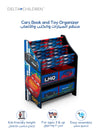 Disney Cars 3 Book & Toy Organizer for Kids | Lightning McQueen Storage Shelf with Bins | 50.49x67.99x26.49 CM | Fun & Durable Organizer for Toys & Books