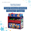 Kids Multi-Bin Toy Storage Organizer with PAW Patrol Graphics | Engineered Wood Frame with Fabric Bins | Boys Girls Playroom Bedroom Organization | Easy Assembly | 3 Years+