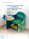 Teenage Mutant Ninja Turtles Chair Desk | Kid-Friendly Design with Storage Bin | GREENGUARD Gold Certified | Easy Access | Durable Wood & Fabric | 51x50x50 CM