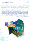 Teenage Mutant Ninja Turtles Chair Desk | Kid-Friendly Design with Storage Bin | GREENGUARD Gold Certified | Easy Access | Durable Wood & Fabric | 51x50x50 CM