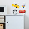Cars Peel and Stick Wall Decals | 5 Decals | Removable Repositionable Stickers | Easy Damage-Free Wall Art for Kids Bedroom Nursery Playroom