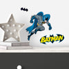 Batman Peel and Stick Wall Decals | 9 Decals | Removable Repositionable Stickers | Easy Damage-Free Wall Art for Kids Bedroom Nursery Playroom