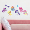 My Little Pony Peel and Stick Wall Decals | 13 Decals | Removable Repositionable Stickers | Easy Damage-Free Wall Art for Kids Bedroom Nursery Playroom