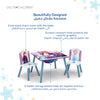 Kids Table and Chair Set with Frozen 2 Elsa Anna Graphics | Engineered Wood Furniture for Playroom Art Snack Study | Includes 1 Table 2 Chairs | Easy Assembly | 3 Years+
