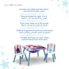 Kids Table and Chair Set with Frozen 2 Elsa Anna Graphics | Engineered Wood Furniture for Playroom Art Snack Study | Includes 1 Table 2 Chairs | Easy Assembly | 3 Years+