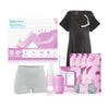 Frida Mom Hospital Kit for Labor, Delivery, & Postpartum  - Includes Nursing Gown, Socks, Peri Bottle, Disposable Underwear, Ice Maxi Pads, Pad Liners, Perineal Foam, Toiletry Bag, 15 Piece Set