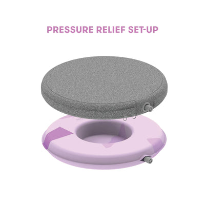 Frida Mom Donut Pillow with Cold Pack - Perineal Comfort Cushion for Pain Relief - Postpartum Essentials