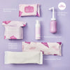 Frida Mom Postpartum Recovery Essentials Kit - Includes Disposable Underwear, Ice Maxi Absorbency Pads, Cooling Witch Hazel Medicated Pad Liners, Perineal Medicated Healing Foam And Peri Bottle