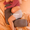Frida Mom Pregnancy Pillow, Body Pillow, Cooling Pillow, Adjustable for Comfortable Sleep and Pregnancy Belly Support, Back Support, and Leg Support, Gray