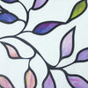 Stained Glass Leaves Decorative Window Film | Static Cling Privacy Glass Covering | Removable Reusable Easy Apply Stained Glass Look for Home Decor