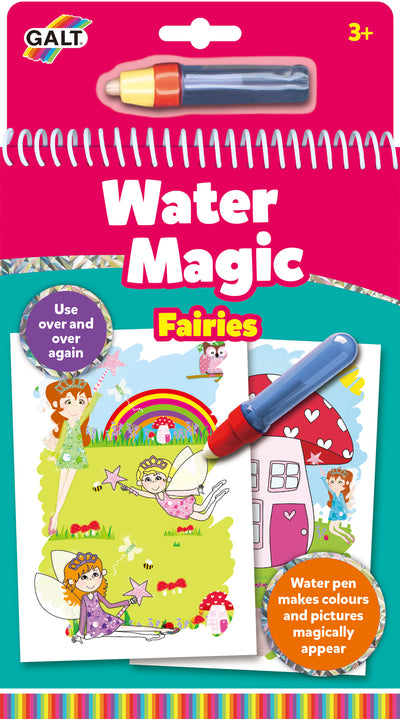 Water Magic Fairy Friends | Reusable Colouring Book | 6 Pages | Mess-Free Fun | Water Pen Included | Develops Creativity | 3+ Years | Portable Travel Toy