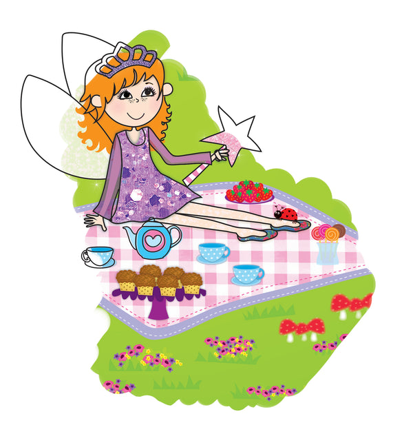 Water Magic Fairy Friends | Reusable Colouring Book | 6 Pages | Mess-Free Fun | Water Pen Included | Develops Creativity | 3+ Years | Portable Travel Toy
