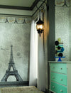 Eiffel Tower Peel and Stick Wall Decals | Removable Repositionable Stickers | Easy Damage-Free Wall Art for Kids Bedroom Nursery Playroom