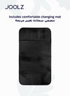 Stylish Diaper Backpack | Spacious Baby Bag with Portable Changing Pad | Insulated Bottle Compartment | Laptop Pocket | Eco-Friendly | Compatible with Hub/Day/Geo | Space Black | 43.5 x 32.5 x 13.5 cm - Space Black