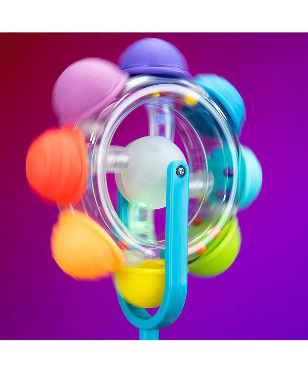 Sassy Light Up Rainbow Reel Tray Toy, 6M+
