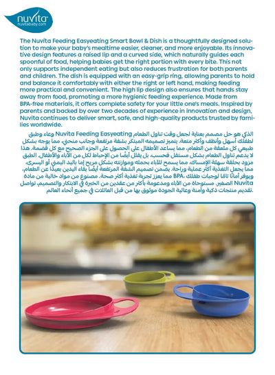 Weaning Saucer Set - Easy Eating | 6 Months+ | Ergonomic Grip | Curved Side for Easy Food Pickup | High Hygienic Edge | Microwave Safe | BPA-Free | Dishwasher Safe