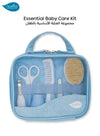 Baby Grooming Kit | Complete Hygiene & Health Care Set | Includes Brush, Comb, Scissors, Nail Clipper, Nasal Aspirator | Travel-Friendly | Elegant Gift Idea | Eco-Leather Case