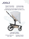 Mosquito Net for Geo³, Day⁵ & Hub² Strollers | Breathable Mesh | Quick Installation | Compact Storage Bag | Insect Protection | Grey | 36 x 30 x 5 cm