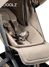 Newborn Insert for Aer+ / Aer2 / Day5 / Hub Strollers | Cosy Infant Seat Cushion | Easy Fold with Buggy | Lightweight Travel-Friendly Baby Support | 70 x 30 x 8 cm - Sandy Taupe