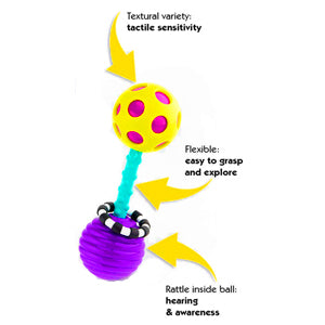 Sassy Bend & Flex Barbell Rattle