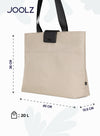 Eco-Friendly Changing Bag | Spacious Baby Diaper Bag with Insulated Bottle Pocket | Laptop Compartment | Foldable Changing Mat | Water-Repellent | 20L Capacity | 36 x 13.5 x 45 cm - Sandy Taupe