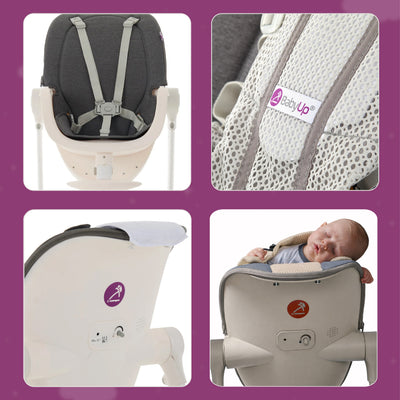 BabyUp Reflux Chair | Shoulder Replicated Angle™ SRA™ | Supports Digestion | Upright Safe Position | Comfortable Infant Seating | 50x40x30 CM | Baby Feeding & Play Chair