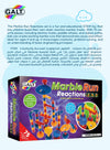 Marble Run Reactions | 75-Piece STEM Chain Reaction Toy | Build Fun Marble Maze | For Ages 4+ | No Batteries | Educational & Creative Play | 42x27x85 cm