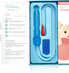 Frida Baby Basics Kit | Baby Essentials Kit Includes Nasal Aspirator Snotsucker, NailFrida Nail Files, Windi Gas Relief, DermaFrida Bath Brush + Silicone Carry Case