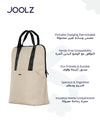 Stylish Diaper Backpack | Spacious Baby Bag with Portable Changing Pad | Insulated Bottle Compartment | Laptop Pocket | Eco-Friendly | Compatible with Hub/Day/Geo | Sandy Taupe | 43.5 x 32.5 x 13.5 cm - Sandy Taupe