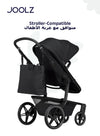 Eco-Friendly Changing Bag | Spacious Baby Diaper Bag with Insulated Bottle Pocket | Laptop Compartment | Foldable Changing Mat | Water-Repellent | 20L Capacity | 36 x 13.5 x 45 cm - Black