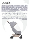 Raincover for Joolz Aer2 & Aer+ Stroller | Wind & Waterproof Protection | Shield from Rain, Snow & Hail | Ventilated Design | Compact & Portable | Universal Fit | 50x30x10 cm