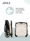 Aer² Compact & Lightweight Baby Stroller | One-Hand Fold | Suitable from Newborn to Toddler | Easy Steering | Airplane Friendly | Ultra-Compact | 44x53x23.5 CM | Calming Beige | 6.2 Kg