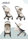 Aer² Compact & Lightweight Baby Stroller | One-Hand Fold | Suitable from Newborn to Toddler | Easy Steering | Airplane Friendly | Ultra-Compact | 44x53x23.5 CM | Calming Beige | 6.2 Kg