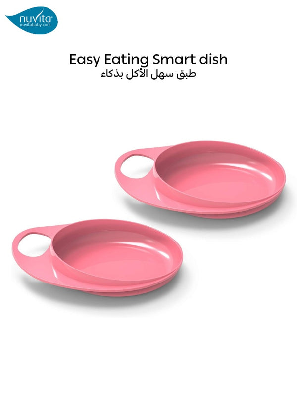 Weaning Saucer Set - Easy Eating | 6 Months+ | Ergonomic Grip | Curved Side for Easy Food Pickup | High Hygienic Edge | Microwave Safe | BPA-Free | Dishwasher Safe