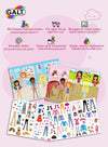 Fashion Sticker Book | 20 Full-Color Pages | Includes 300 Stickers of Clothes & Accessories | Dress Up Girl Club Characters | Fun Creative Activity for Girls 4+ | 29.7x0.4x21 CM