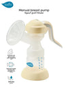 Manual Breast Pump | 120mL | 2-Phase Suction | Soft Silicone Cup | Ergonomic Design | Portable & Lightweight | Easy to Clean | Ideal for On-the-Go | 20 x 20 x 20 CM