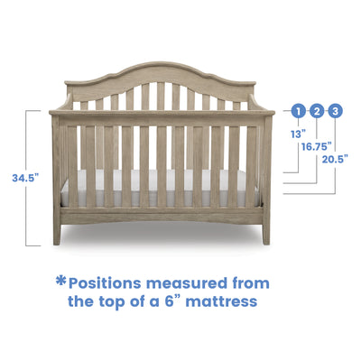 Delta ChildrenFarmhouse 2-in-1 Convertible Baby Crib
