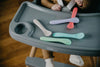 BBLÜV Spoön  (BLUE) - Soft Silicone Baby Feeding Spoon Set | BPA-Free, Ergonomic Design, Easy-Grip, Safe for Teething, Dishwasher-Safe | Perfect for First Bites